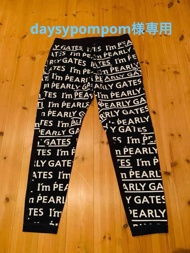 ✳︎美品✳︎PEARLY GATES ロゴプリント ゴルフパンツ サイズ6