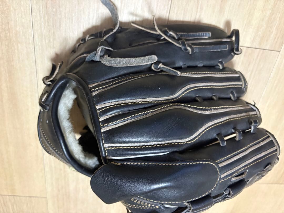 アシックス 硬式グローブ 黒