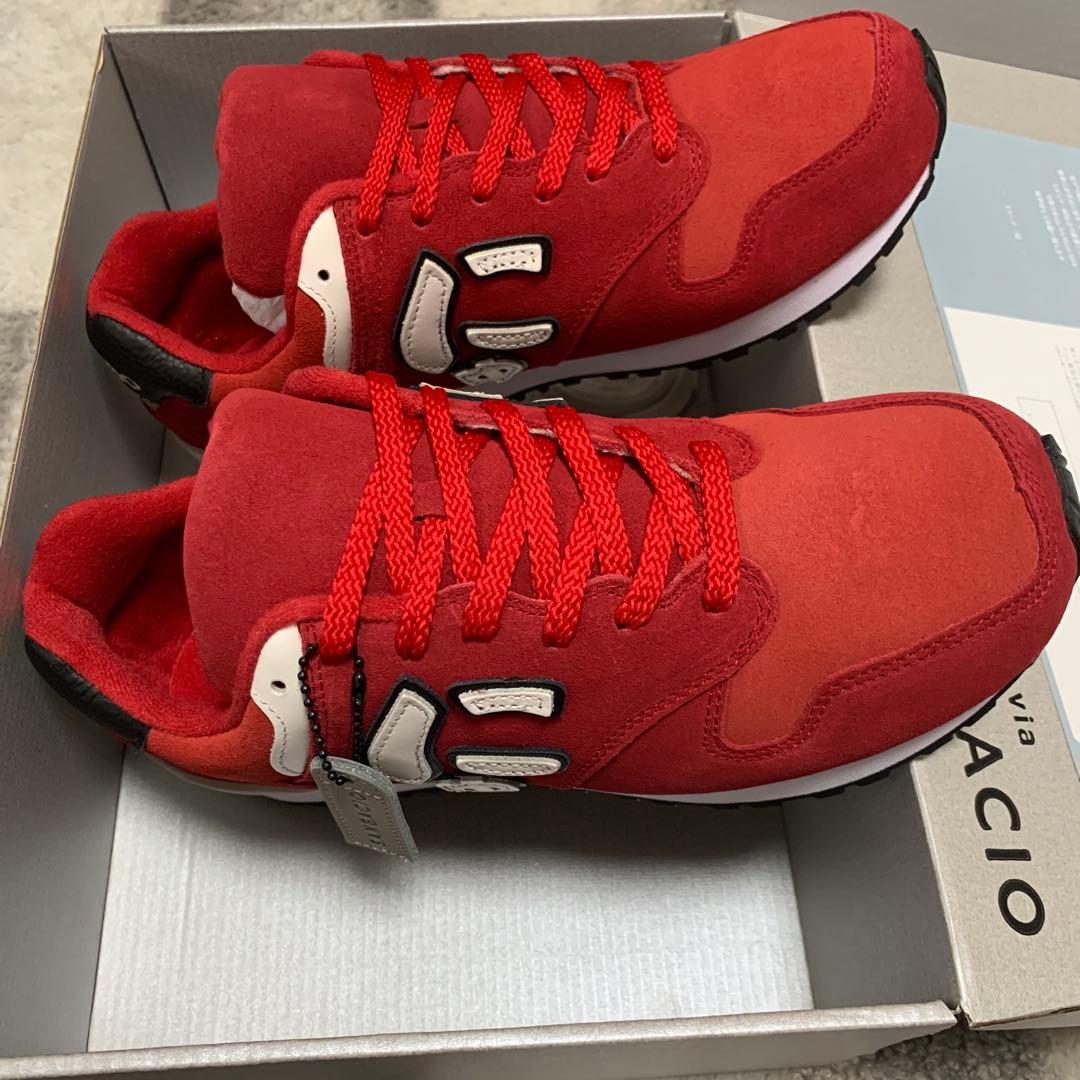 SANGACIO スニーカー レッド US 7.5