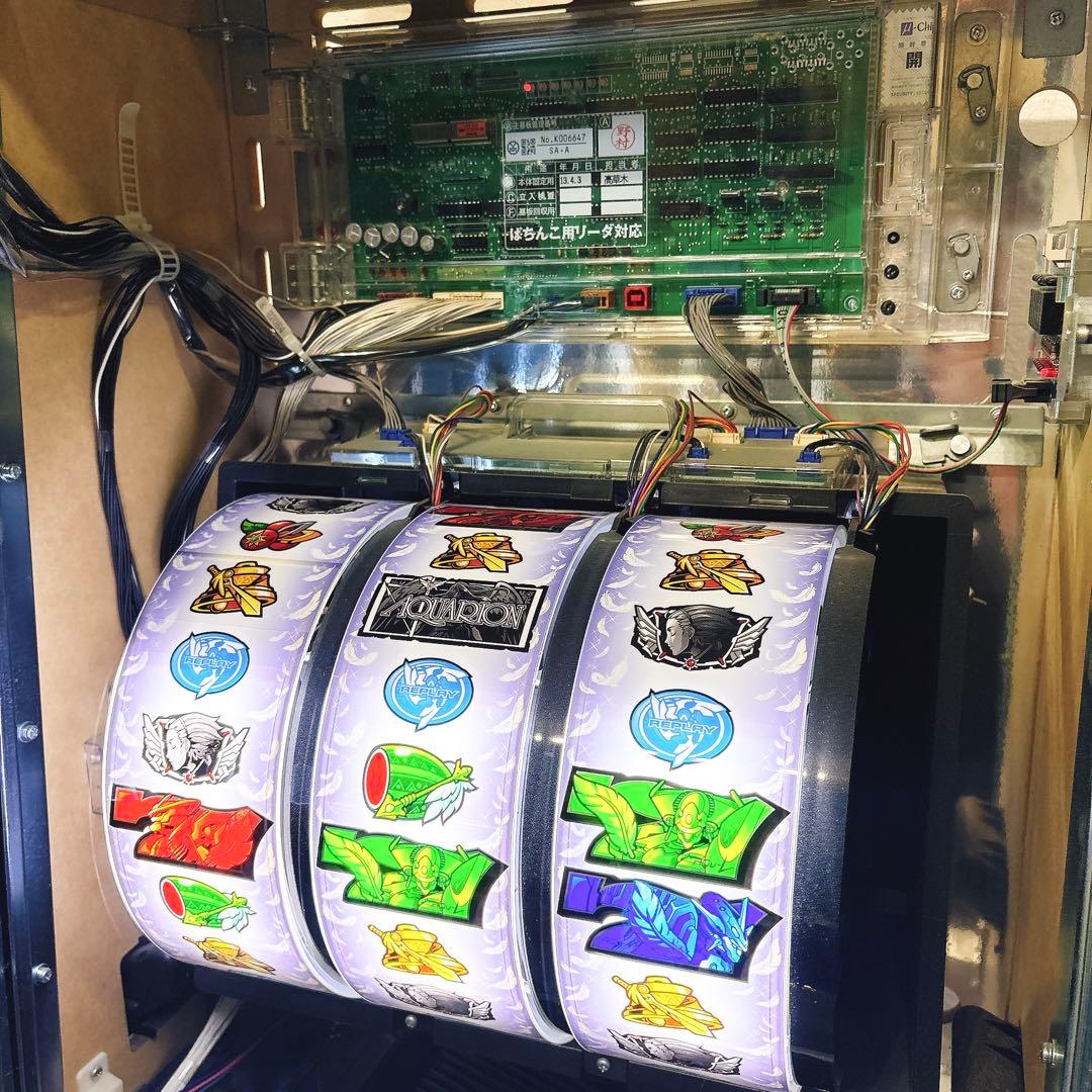 ✨送料無料✨ パチスロ 創聖のアクエリオンⅡ スロット 実機 不要機付き