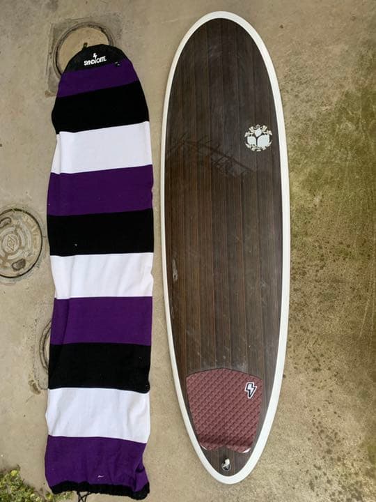 【7点セット】初心者フルセット　サーフボード、ケース、フィンなど