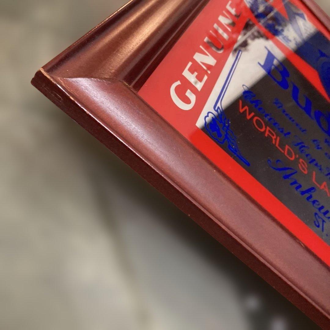 希少　バドワイザー　パブミラー　アンティーク　ヴィンテージ　レトロ