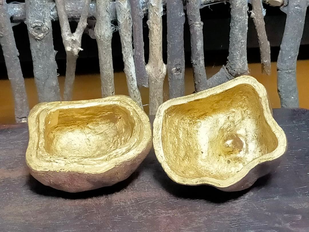 ♥武夫　柘榴　香合　共箱付き　ザクロ　水月窯　荒川豊蔵　骨董　古玩