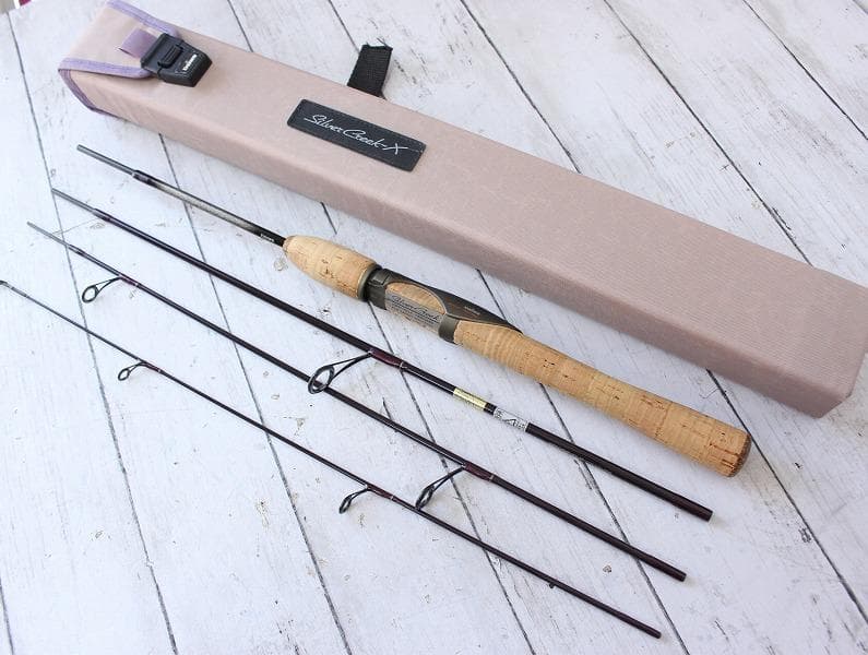 美品 ダイワ シルバークリークX 604-LRS パックロッド