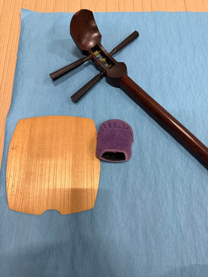 三味線 本体 皮破れ 修理用