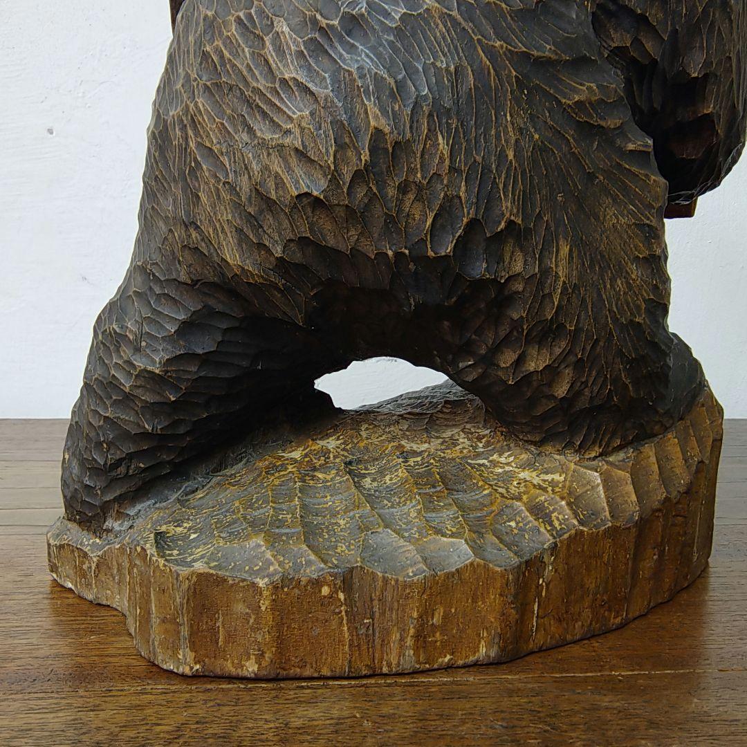 木彫り　彫刻　熊　八雲　北海道