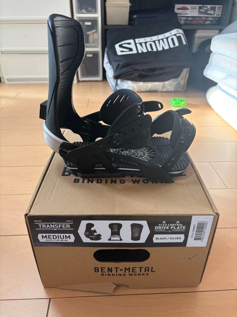 BENT L TRANSFER ビンディング ブラック M