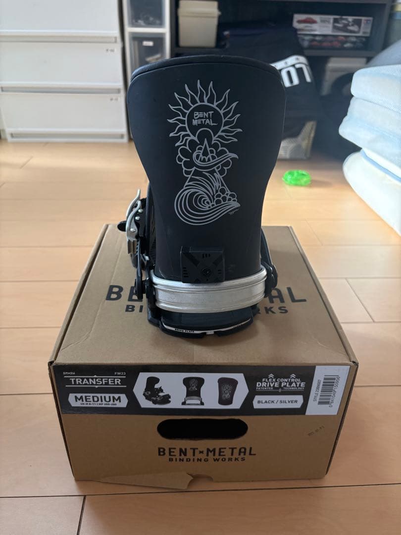 BENT L TRANSFER ビンディング ブラック M