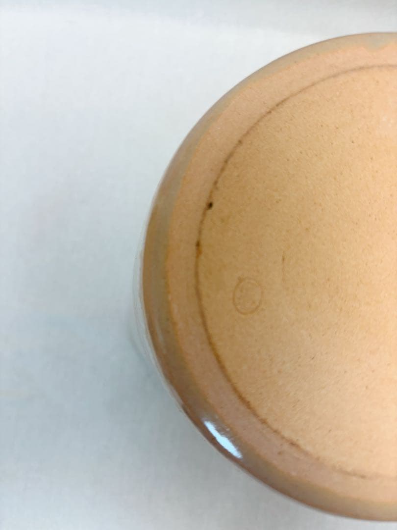 未使用 茶道具 福森博作 阿漕窯 狂言袴菱水指 陶印 共箱