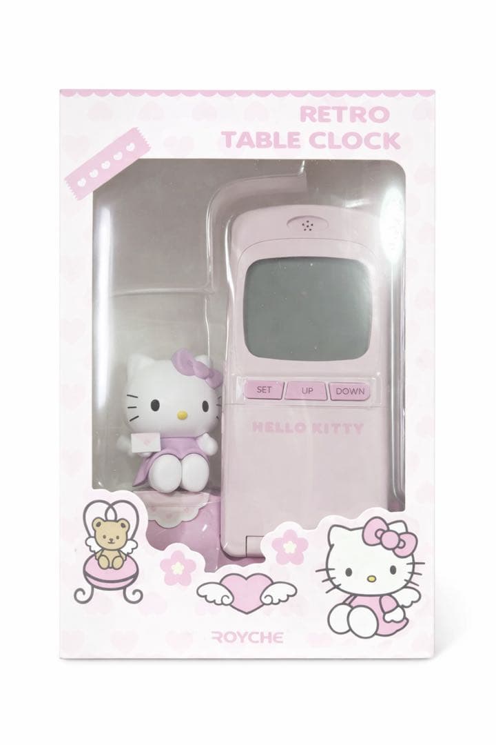 キティ　ガラケー形置き時計　韓国