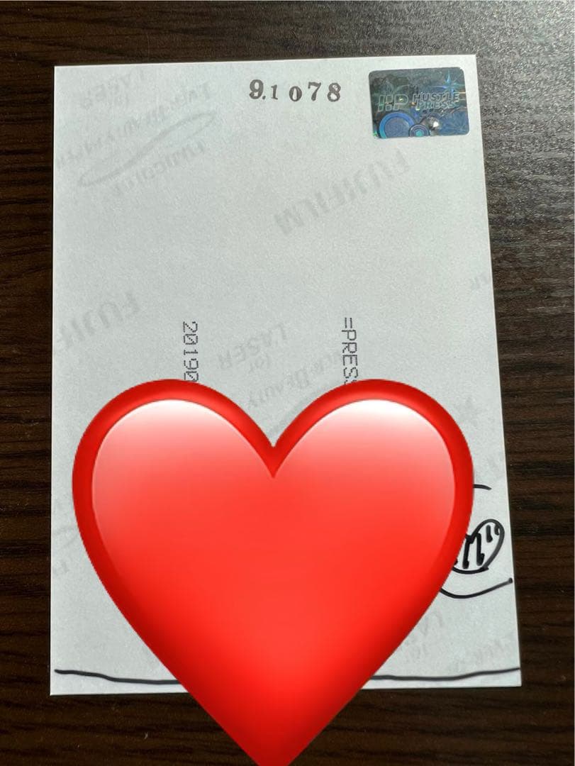 野口衣織 Z 生写真 2019年　=PRESS 直筆 裏コメあり