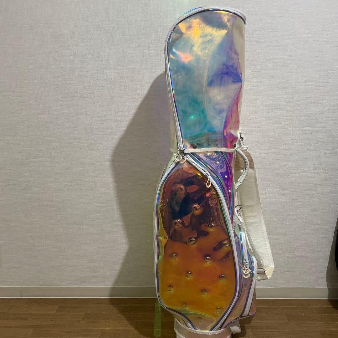 ホンマ キャディーバッグ　9型オーロラ ホワイト CB12060 スケルトン