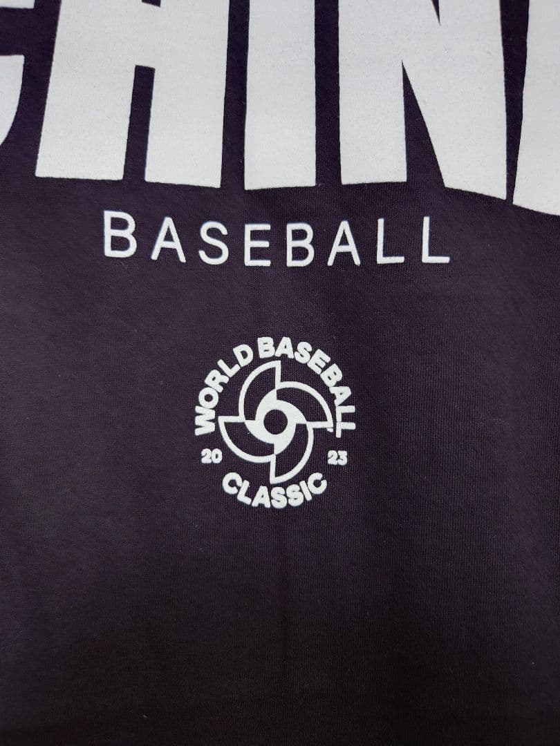 WBC 2023 中国代表 Tシャツ Sサイズ ブラック 侍ジャパン ウェア