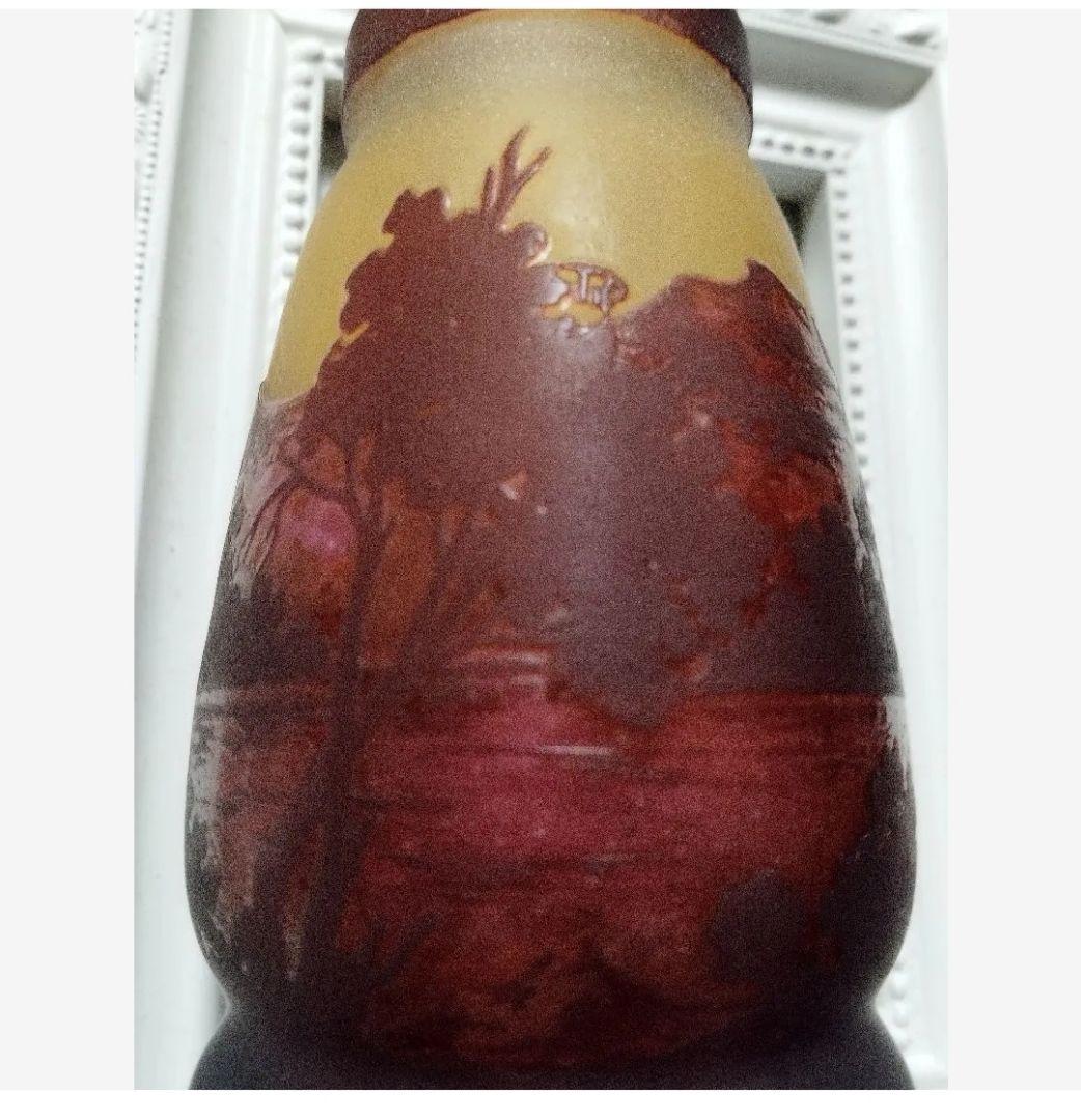 【期間限定値下】Émile Gallé エミール・ガレ★花瓶★サイン有り