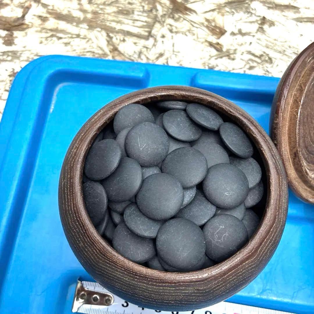 (そ)高級 囲碁 碁笥 碁石