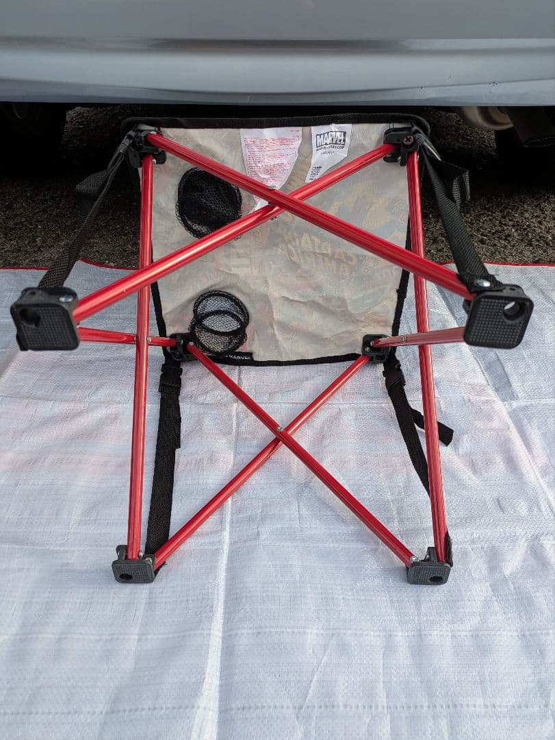 マーベル　コミック柄 テーブル チェアセット