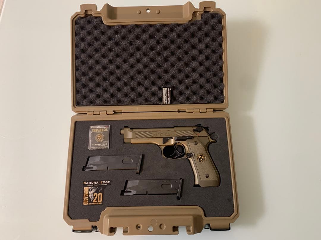 新品同様　東京マルイ バイオハザードサムライエッジ ガスガン 20周年記念モデル