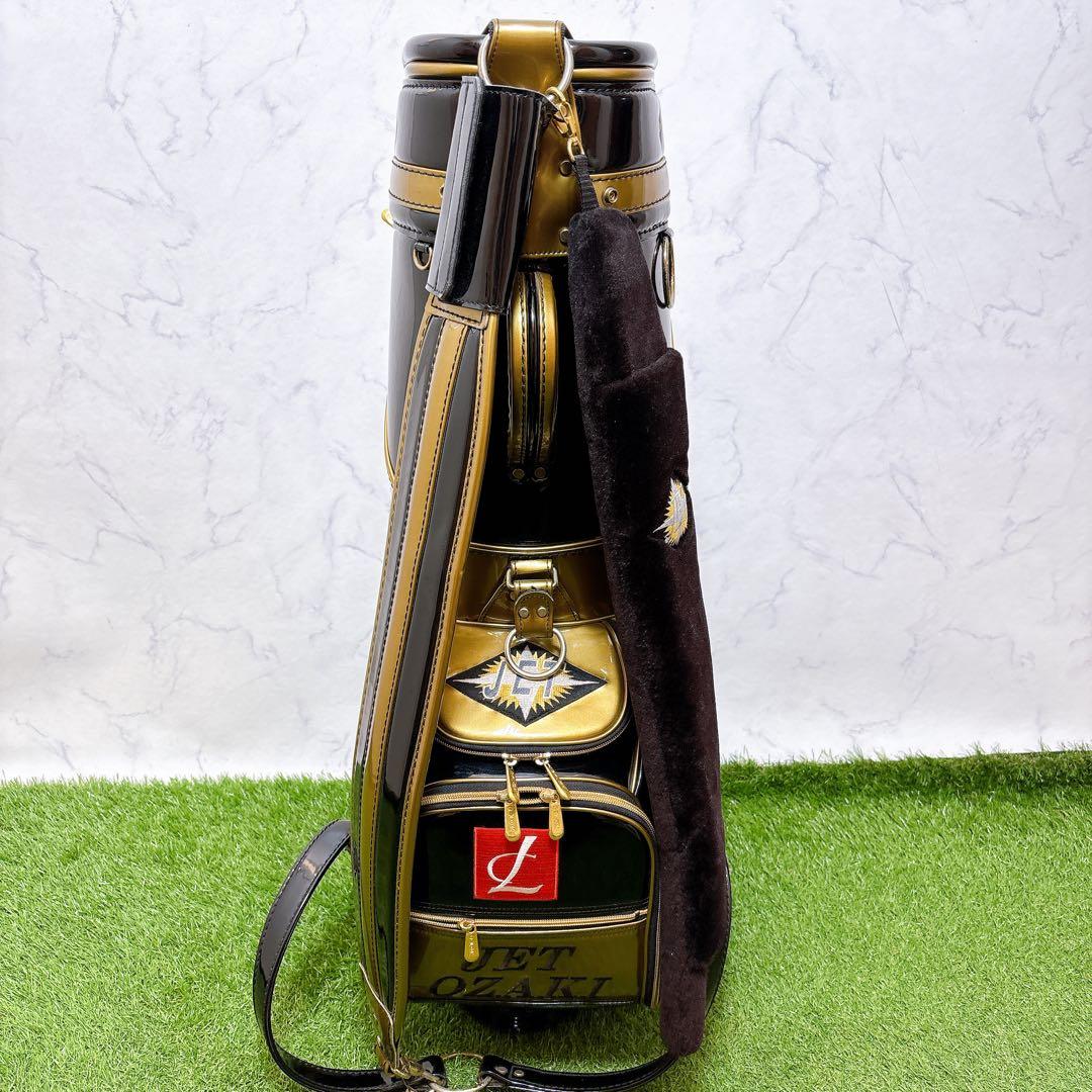 N JET OZAKI 尾崎建夫プロ　支給モデルキャディバッグゴルフクラブケース