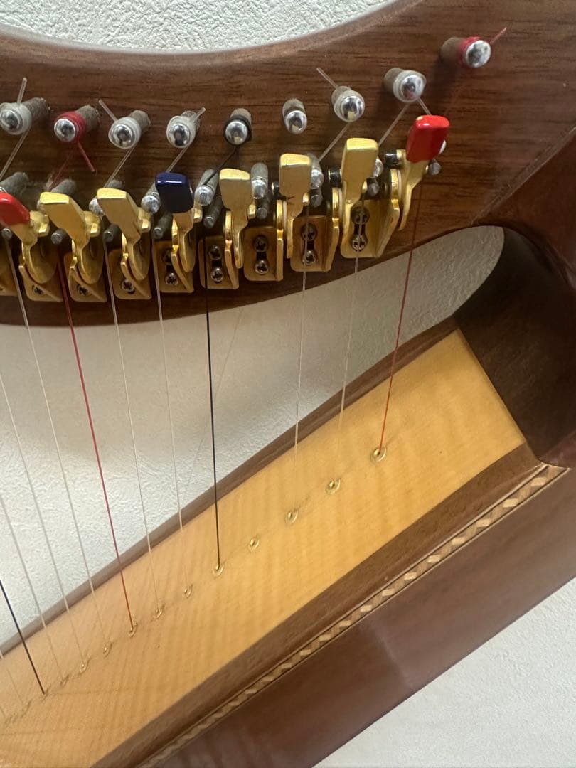 最終値下げ　木製ハープ アオヤマ　25弦　AOYAMA