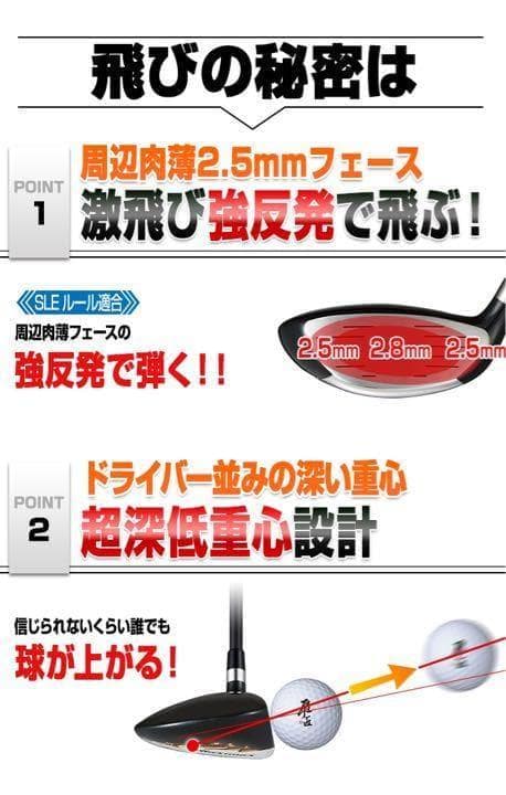 新品で3本揃って超激安！日本一飛んだワークスゴルフマキシマックス1.3.5セット