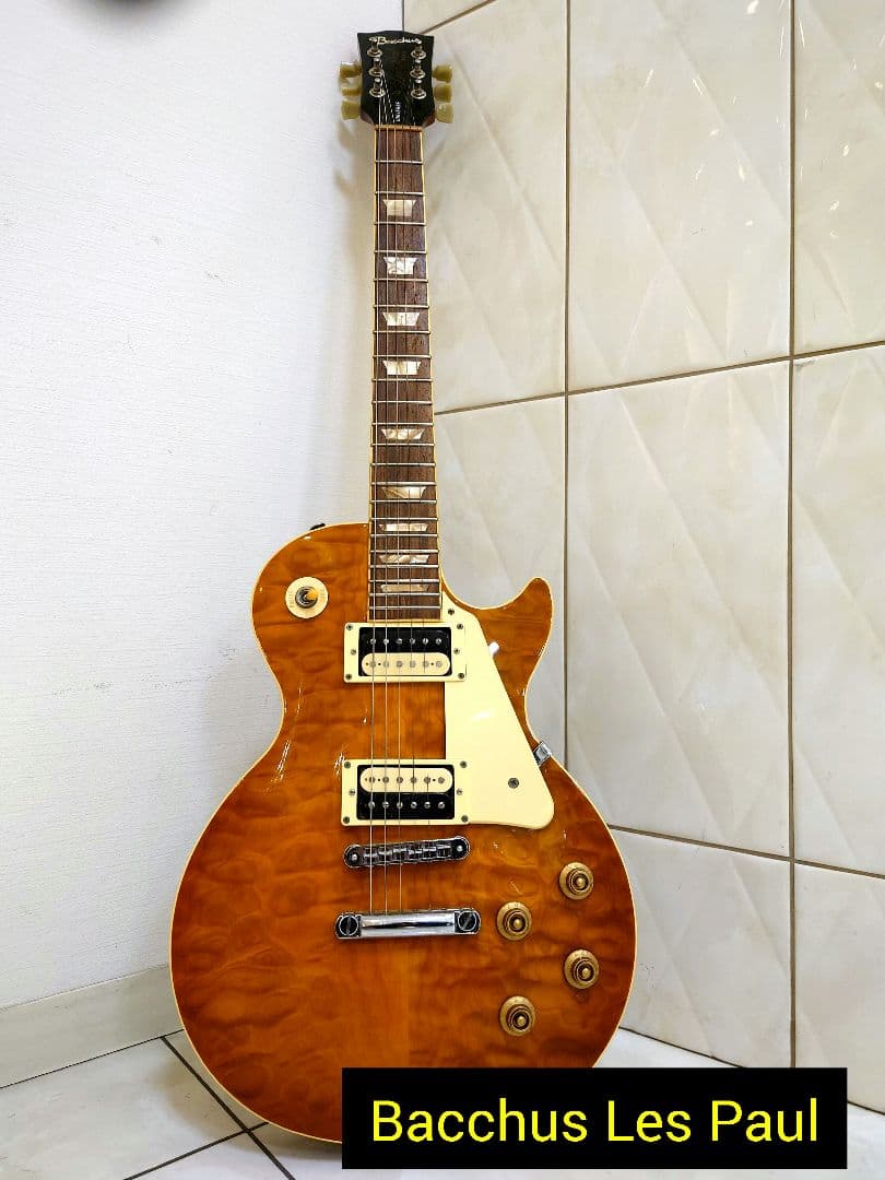 Bacchus バッカス レスポール ギター(ソフトケース付)