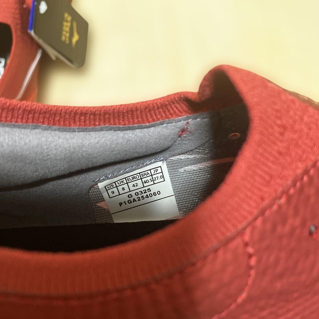 新品 ミズノ サッカースパイク モレリアネオ4 β JAPAN 赤白黒 27.0