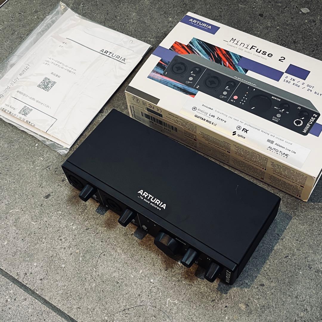 ARTURIA MiniFuse 2 黒 アートリア オーディオインターフェイス