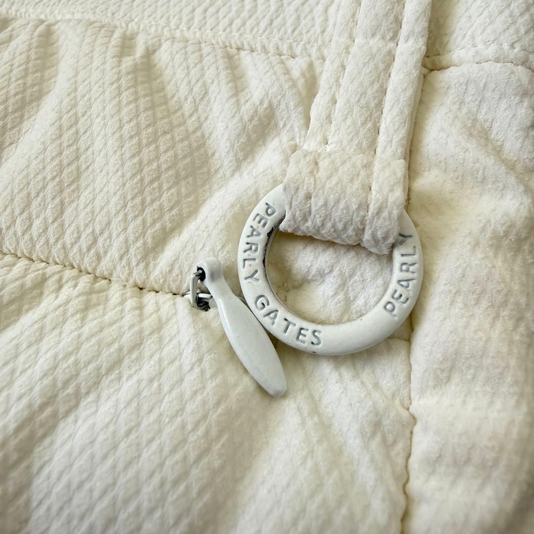 中綿入り　防寒　パーリーゲイツ　ダウン　パンツ　M〜L相当　白　秋冬　暖パン　5