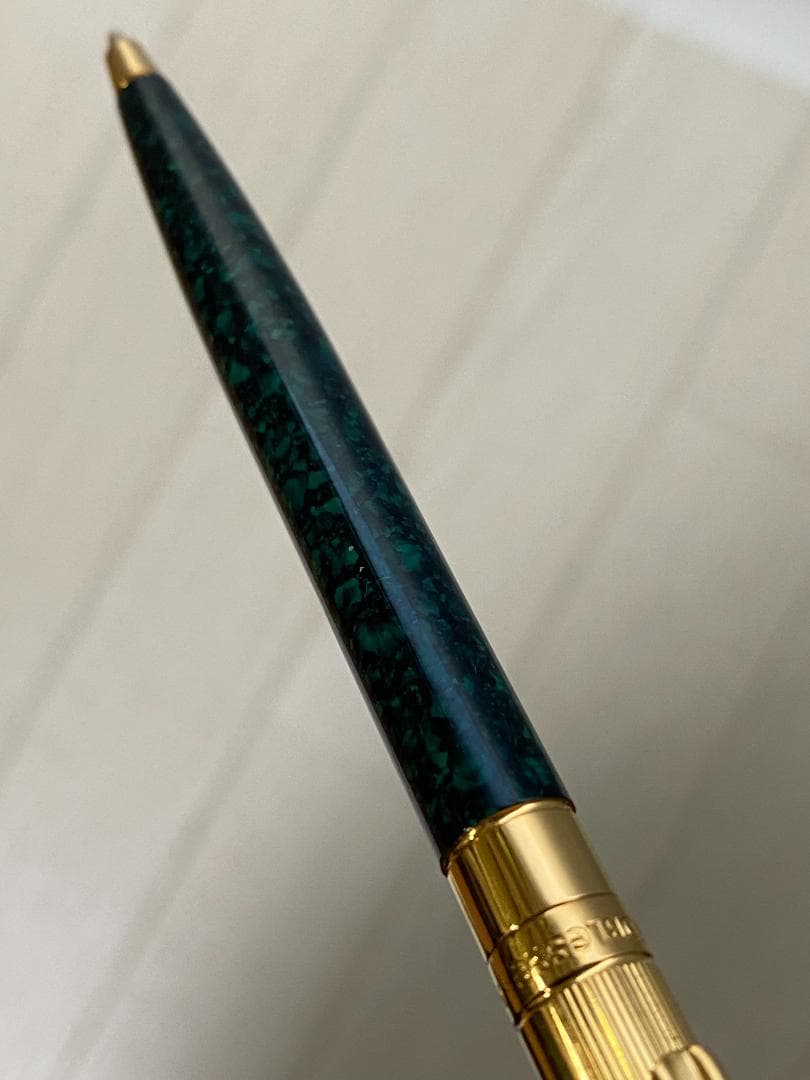 モンブラン マーブル グリーン×ゴールド ノブレス ドゥエ 芯0.5 シャーペン