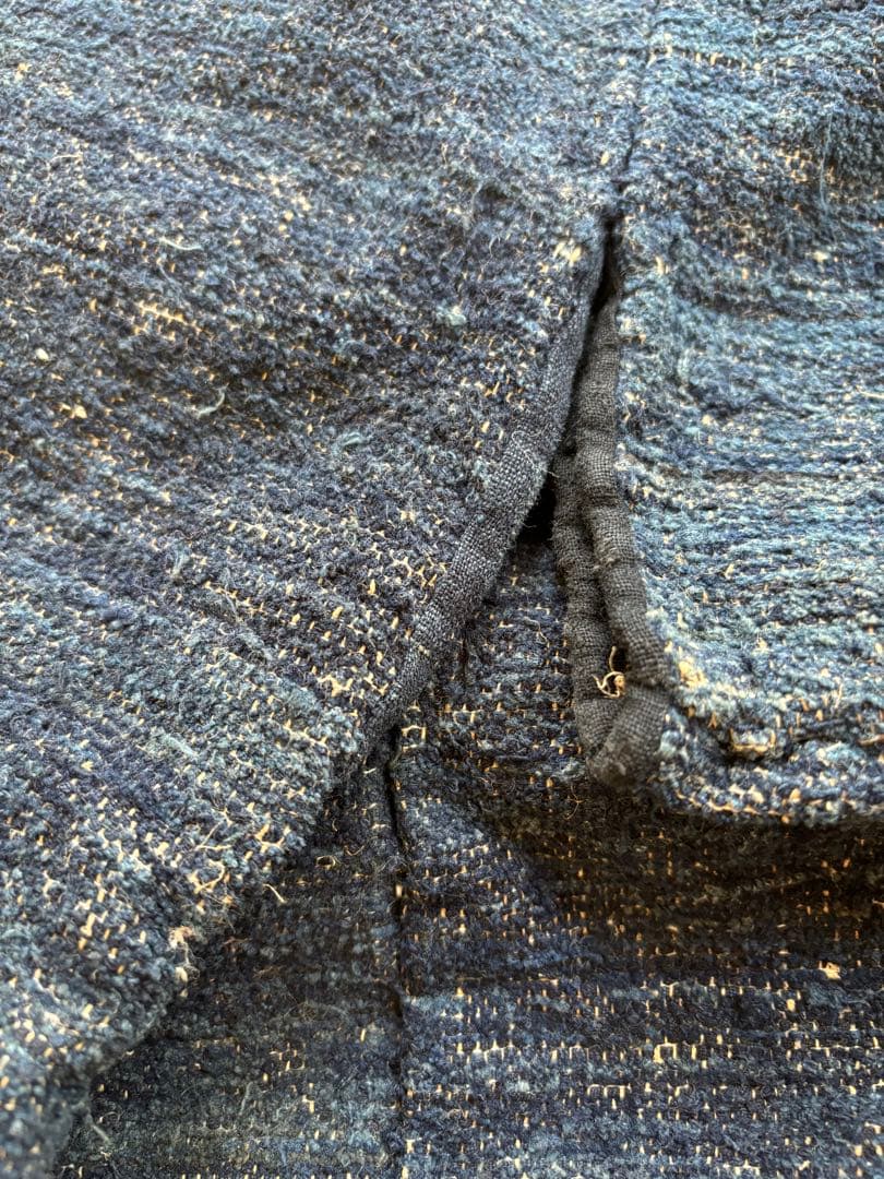 古布　藍染　裂織　野良着　ドンザ　佐渡　JAPAN blue BORO