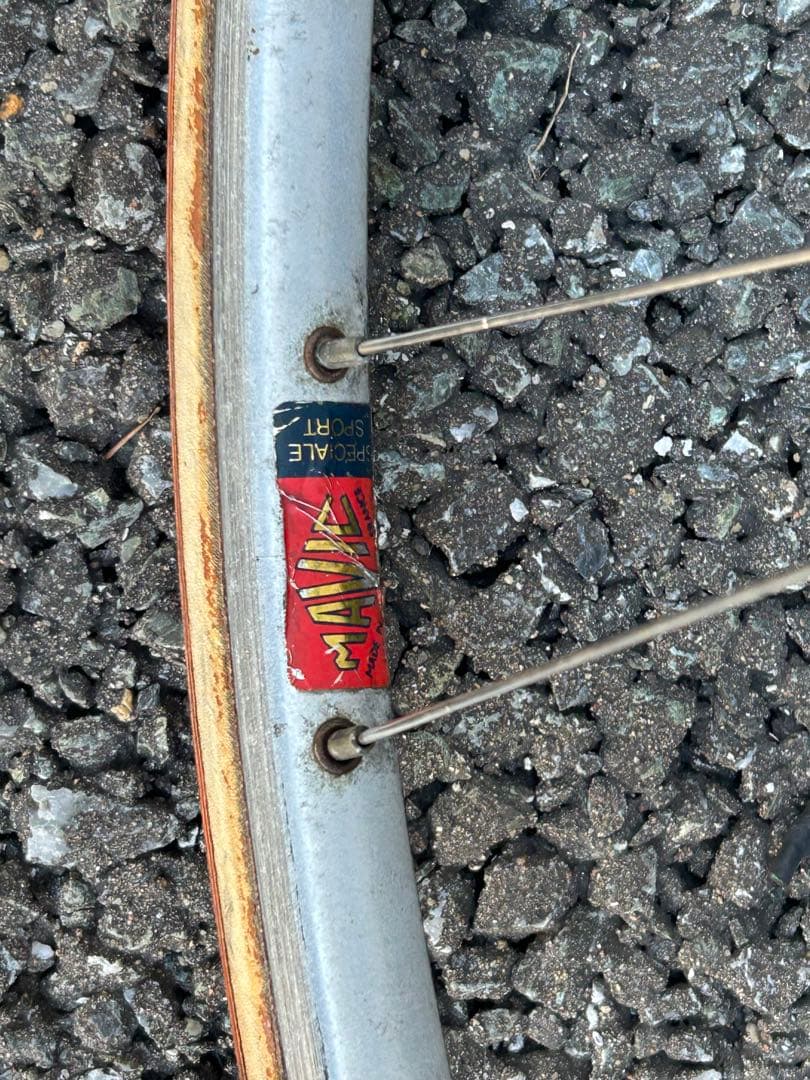 MAVIC SHIMANO600シルバー 完組ホイール