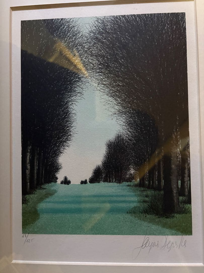 ジャック　デペルト リトグラフ ゴルフ場　ビンテージ品