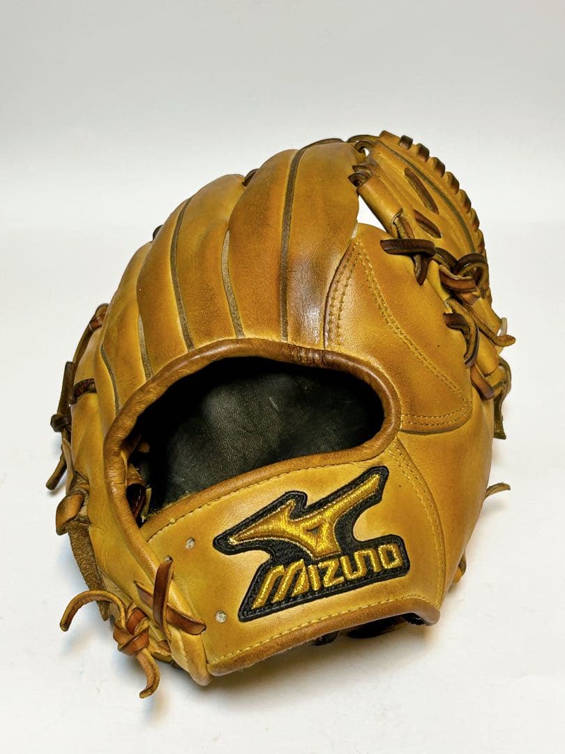 【即使用可・良型】硬式グローブ ミズノプロ 内野用 クリーニング・オイルメンテ済