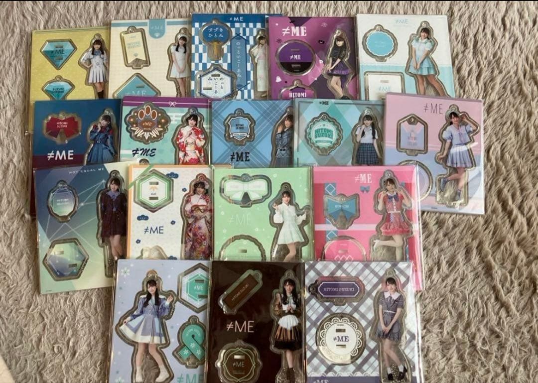 鈴木瞳美　ノイミー　アクスタ　コンプ 新品未開