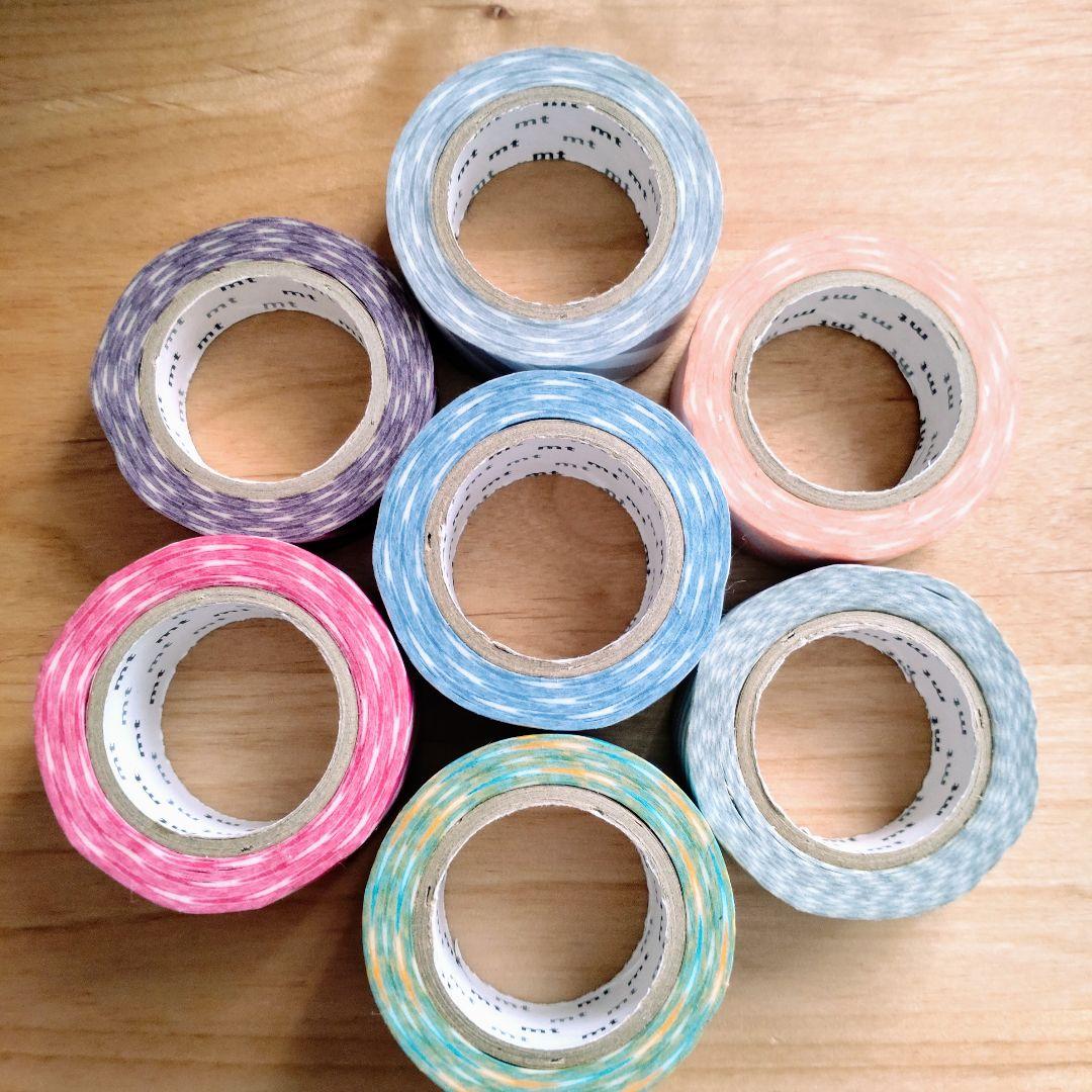 911.未使用　mt　廃盤マスキングテープ　10m巻ストライプ32個