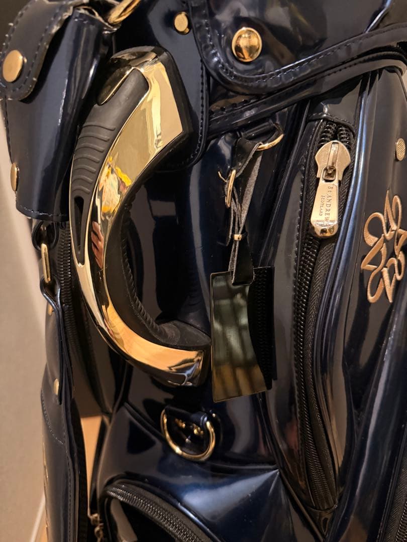 セントアンドリュース キャディバッグ 美品 ネームプレート有 ヘッドカバー4点付