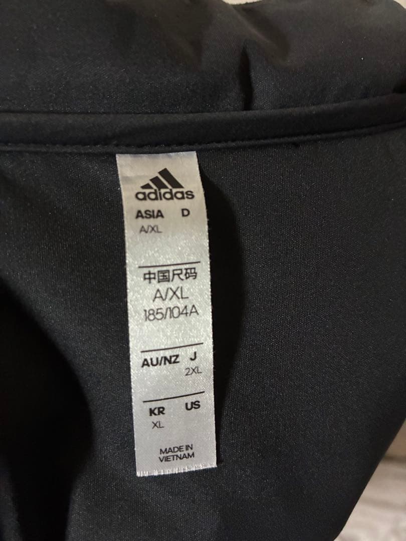 adidas ゴルフ 黒 パディングジャケット 2XL