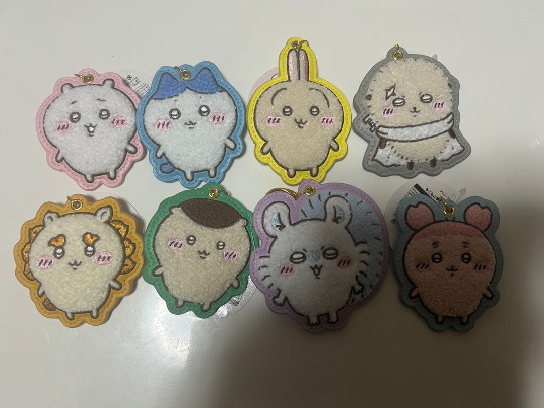 ちいかわ　もこもこサガラ刺繍キーホルダー