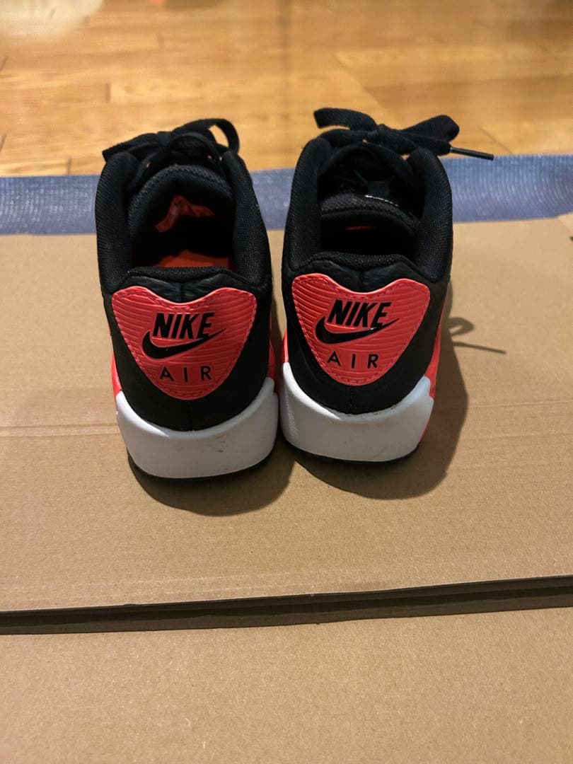 ゴルフシューズ Nike Air Max 90 ブラック/レッド