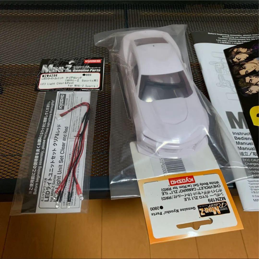 京商ミニッツ　MFゴースト86、頭文字Dスプリンタートレノ、カマロ、LEDセット