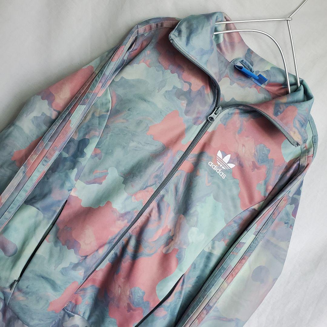 adidas カモフラージュ ジップアップジャージ