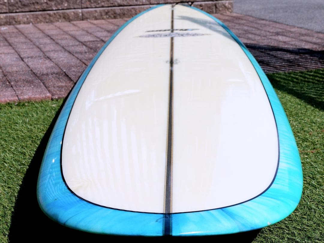 ロングボード9.4f ローカルモーション フィン ニットカバー付 マーブルカラー