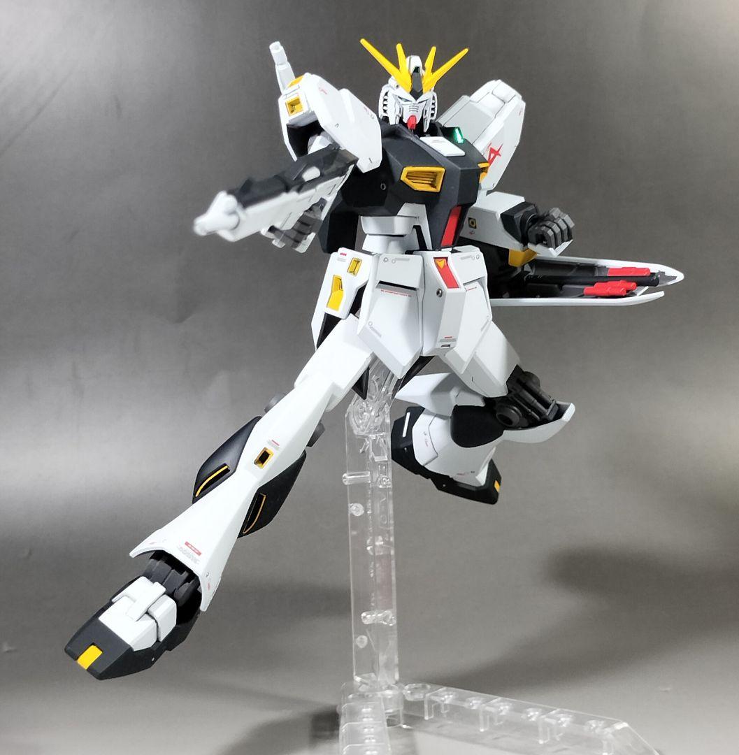EG 1/144 νガンダム ブースターベッド付属 改修 全塗装 完成品