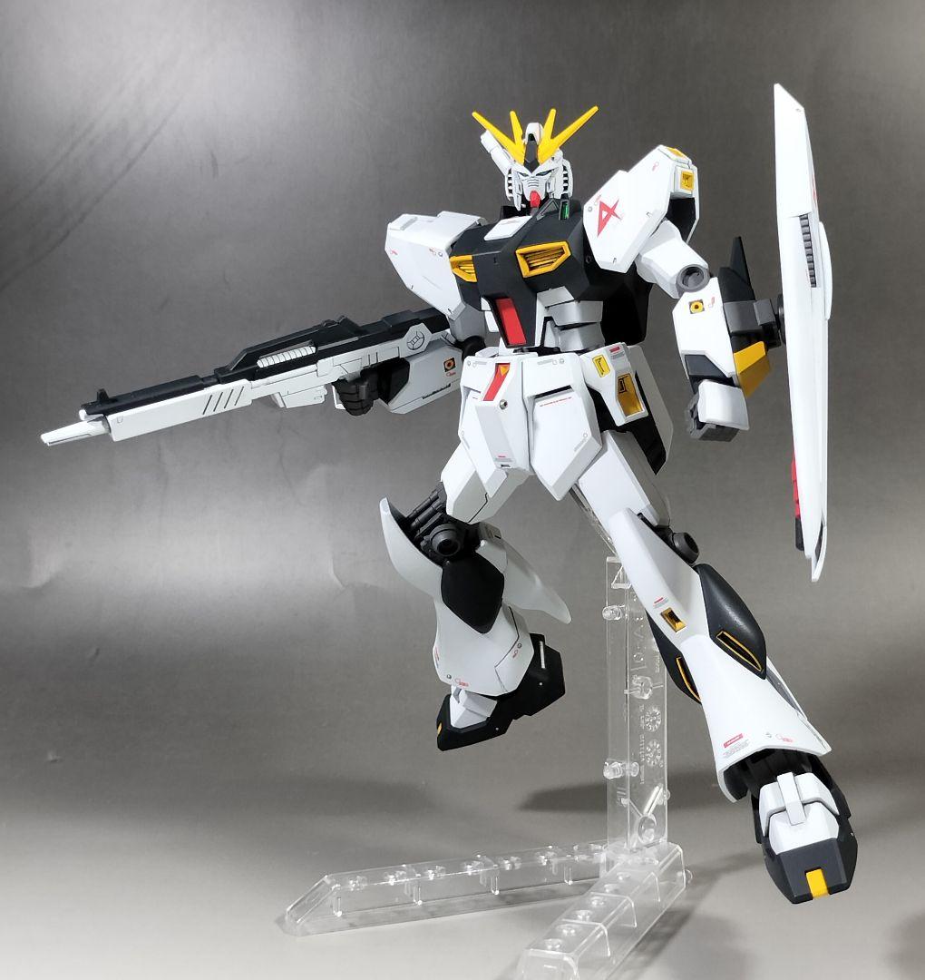 EG 1/144 νガンダム ブースターベッド付属 改修 全塗装 完成品