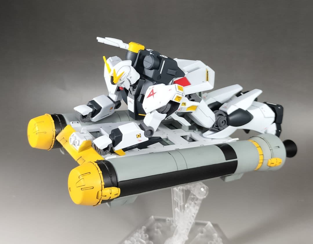 EG 1/144 νガンダム ブースターベッド付属 改修 全塗装 完成品