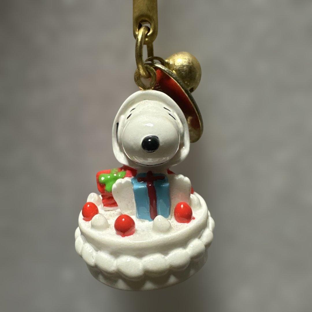 USJ限定　SNOOPY Xmasケーキストラップ レア