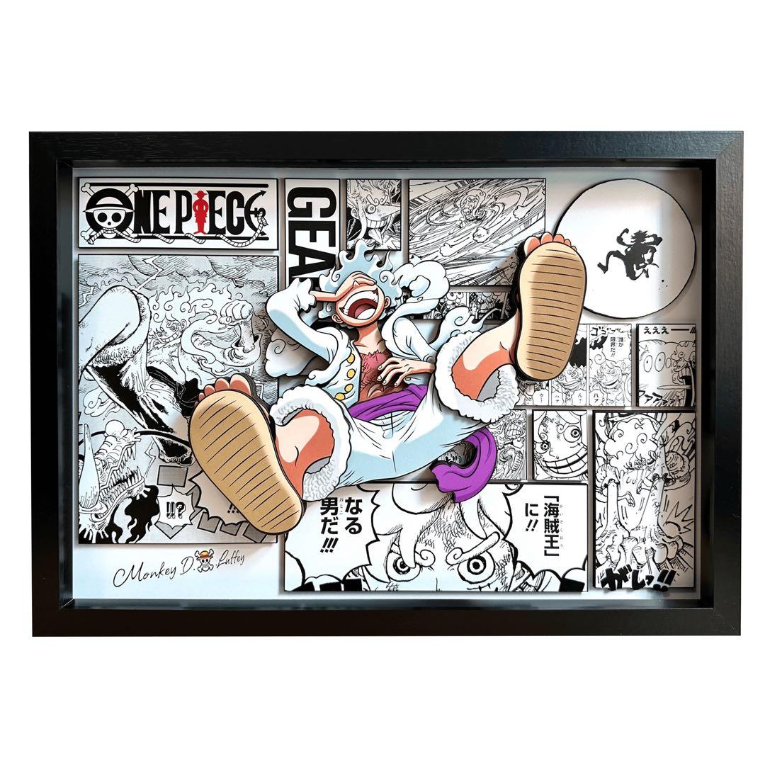 (日本語版)ONE PIECE ギア5 ニカ ルフィ 3Dアート