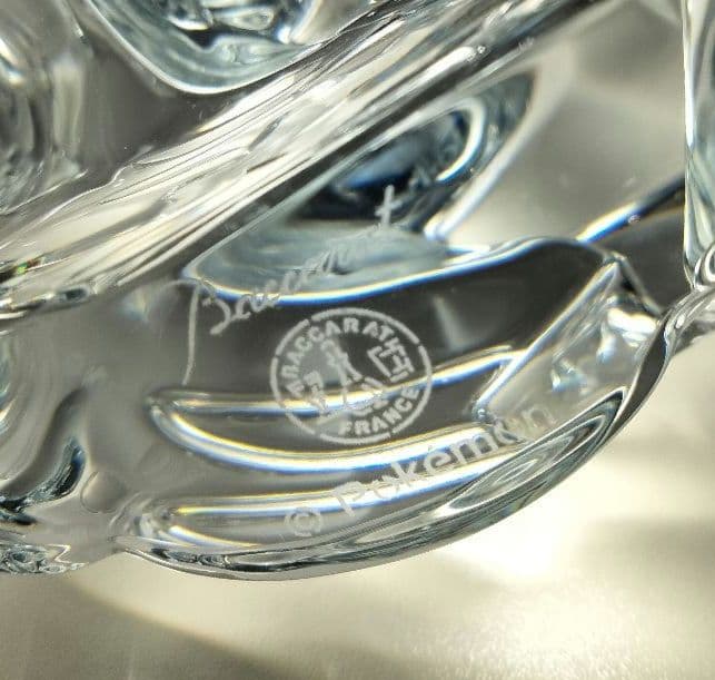 w370 Baccarat バカラ ポケモン ピカチュウ クリスタル 置物　G