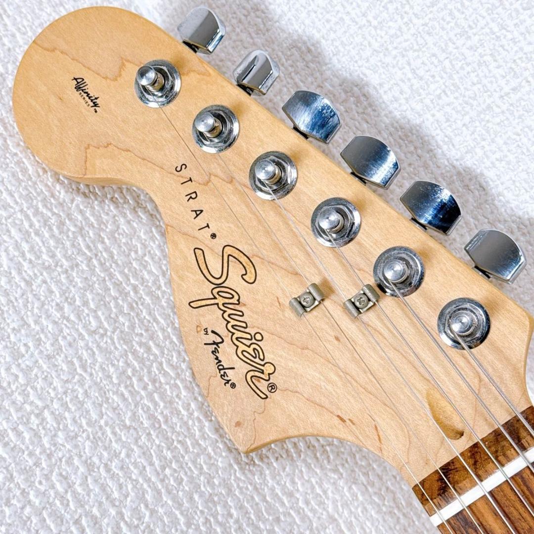 美品 Squier スクワイヤー レフティー用ス トラトキャスター サンバースト