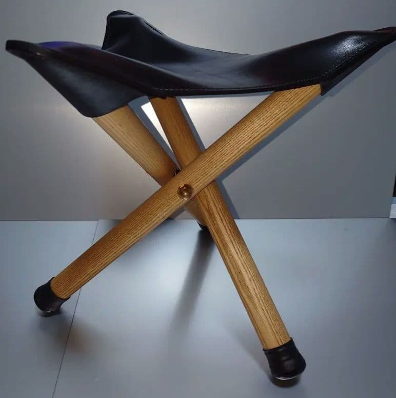 ハンティングチェア　レザーケース付き